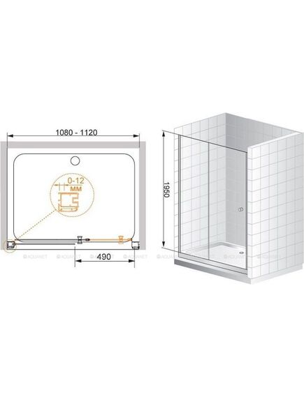Купить Душевая дверь CEZARES ANIMA-W-BF-1-160-C-Cr (anima-w-bf-1-160-c-cr) по цене 47500 руб., в Санкт-Петебруге в интернет магазине 100-Систем, а также дургие товары CEZARES из раздела Душевые двери и Душевые двери, перегородки