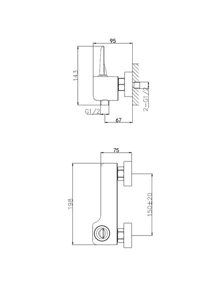 Купить Смеситель для душа WONZON & WOGHAND SHARK, Хром (WW-48B4101-CR) (ww-48b4101-cr) по цене 27678 руб., в Санкт-Петебруге в интернет магазине 100-Систем, а также дургие товары WONZON & WOGHAND из раздела Смесители для душа без излива и Смесители для ванны и душа