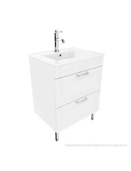 Купить Тумба напольная, 60 см, белая, Oxford, IDDIS, OXF60W0i95 (oxf60w0i95) по цене 16200 руб., в Санкт-Петебруге в интернет магазине 100-Систем, а также дургие товары IDDIS из раздела Тумбы под раковину и Мебель для ванной комнаты