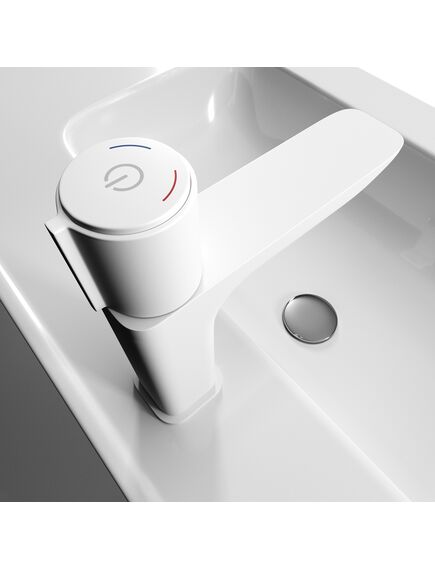 Купить Смеситель для умывальника с инновационным управлением Push Control, белый матовый, Slide, IDDIS, SLIWTBTi01 (sliwtbti01) по цене 7495 руб., в Санкт-Петебруге в интернет магазине 100-Систем, а также дургие товары IDDIS из раздела Рычажные смесители и Смесители для раковины