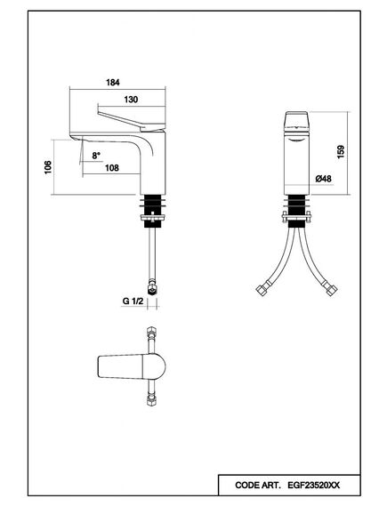 Купить Смеситель для раковины Abelsberg Intensa EGF23520CH, глянцевый хром (egf23520ch) по цене 12490 руб., в Санкт-Петебруге в интернет магазине 100-Систем, а также дургие товары Abelsberg из раздела Рычажные смесители и Смесители для раковины