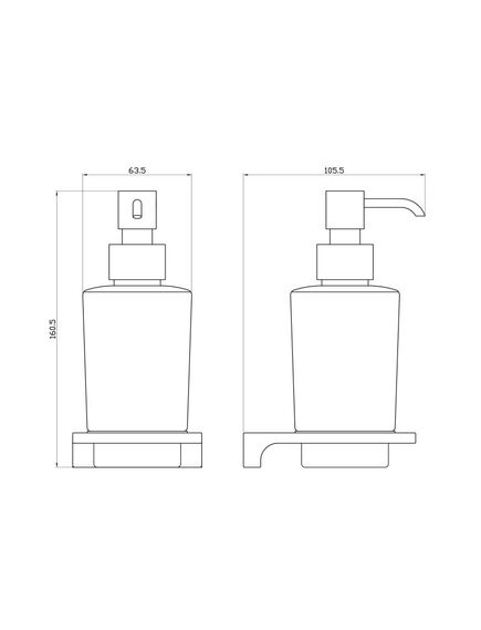 Купить Дозатор мыла WONZON & WOGHAND ECLIPSE, Темный графит (WW-9133-GM) (ww-9133-gm) по цене 5649 руб., в Санкт-Петебруге в интернет магазине 100-Систем, а также дургие товары WONZON & WOGHAND из раздела Дозаторы жидкого мыла и Мыльницы и дозаторы жидкого мыла