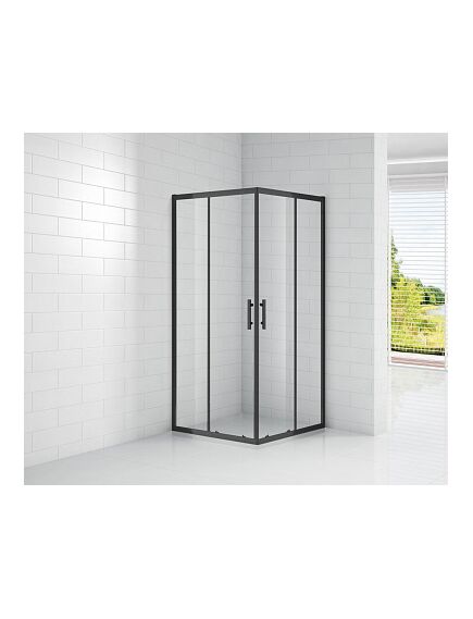 Купить Душевой уголок CEZARES ECO-O-A-2-100-C-NERO (eco-o-a-2-100-c-nero) по цене 45200 руб., в Санкт-Петебруге в интернет магазине 100-Систем, а также дургие товары CEZARES из раздела Душевые ограждения и Душевые кабины и ограждения
