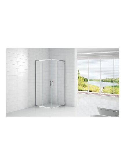 Купить Душевой уголок CEZARES ECO-O-A-2-100-C-Cr (eco-o-a-2-100-c-cr) по цене 42200 руб., в Санкт-Петебруге в интернет магазине 100-Систем, а также дургие товары CEZARES из раздела Душевые ограждения и Душевые кабины и ограждения