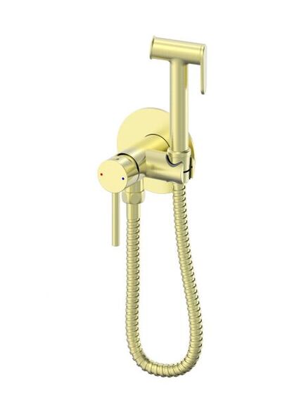 Купить Смеситель с гигиеническим душем встраиваемый WONZON & WOGHAND STICK, Брашированное золото (WW- 88829902-BG) (ww-88829902-bg) по цене 20362 руб., в Санкт-Петебруге в интернет магазине 100-Систем, а также дургие товары WONZON & WOGHAND из раздела Гигиенический душ со смесителем и Гигиенический душ