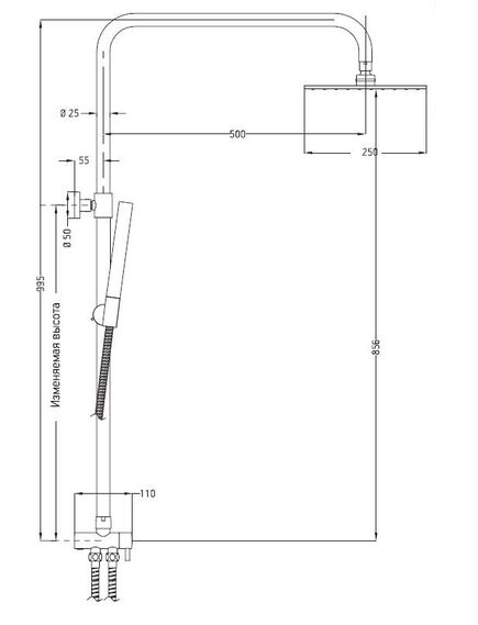 Купить Душевая система, арт. ST950SQ, ESKO (st950sq) по цене 18990 руб., в Санкт-Петебруге в интернет магазине 100-Систем, а также дургие товары ESKO из раздела Душевые гарнитуры и Душевые стойки, системы, панели, гарнитуры Купить Душевая система, арт. ST950SQ, ESKO (st950sq) по цене 18990 руб., в Санкт-Петебруге в интернет магазине 100-Систем, а также дургие товары ESKO из раздела Душевые гарнитуры и Душевые стойки, системы, панели, гарнитуры
