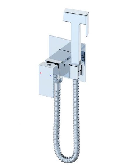 Купить Смеситель с гигиеническим душем встраиваемый WONZON & WOGHAND, Хром (WW-88829903-CR) (ww-88829903-cr) по цене 18740 руб., в Санкт-Петебруге в интернет магазине 100-Систем, а также дургие товары WONZON & WOGHAND из раздела Гигиенический душ со смесителем и Гигиенический душ