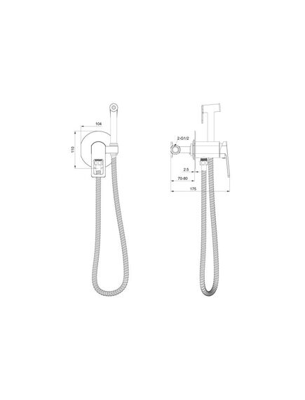 Купить Смеситель с гигиеническим душем встраиваемый WONZON & WOGHAND FRAME, Хром (WW-88829010-CR) (ww-88829010-cr) по цене 21050 руб., в Санкт-Петебруге в интернет магазине 100-Систем, а также дургие товары WONZON & WOGHAND из раздела Гигиенический душ со смесителем и Гигиенический душ