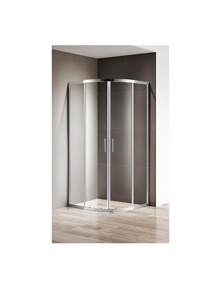 Купить Душевой уголок Cezares Momento R-2 90х90 Хром (momento-r-2-90-c-cr) по цене 39800 руб., в Санкт-Петебруге в интернет магазине 100-Систем, а также дургие товары CEZARES из раздела Душевые ограждения и Душевые кабины и ограждения