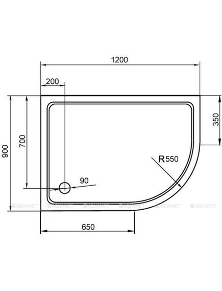 Купить Поддон для душа Cezares TRAY-M-RH-120/90-550-35-W-R (tray-m-rh-120/90-550-35-w-r) по цене 14800 руб., в Санкт-Петебруге в интернет магазине 100-Систем, а также дургие товары CEZARES из раздела Нестандартные и Душевые поддоны