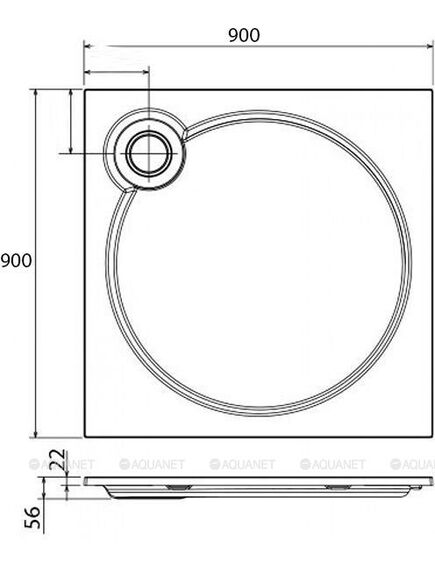 Купить Поддон для душа Cezares Tray A 90 квадратный (tray-s-a-90-56-w) по цене 29500 руб., в Санкт-Петебруге в интернет магазине 100-Систем, а также дургие товары CEZARES из раздела Квадратные и Душевые поддоны