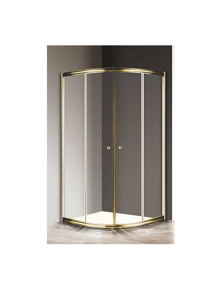 Купить Душевой уголок Cezares Giubileo R2 90x90 GIUBILEO-R-2-90-SCORREVOLE-C-G профиль Золото стекло прозрачное (giubileo-r-2-90-scorrevole-c-g) по цене 71200 руб., в Санкт-Петебруге в интернет магазине 100-Систем, а также дургие товары CEZARES из раздела Душевые ограждения и Душевые кабины и ограждения