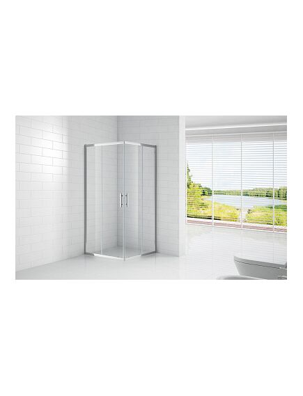 Купить Душевой уголок CEZARES ECO-O-A-2-80-P-Cr (eco-o-a-2-80-p-cr) по цене 38900 руб., в Санкт-Петебруге в интернет магазине 100-Систем, а также дургие товары CEZARES из раздела Душевые ограждения и Душевые кабины и ограждения