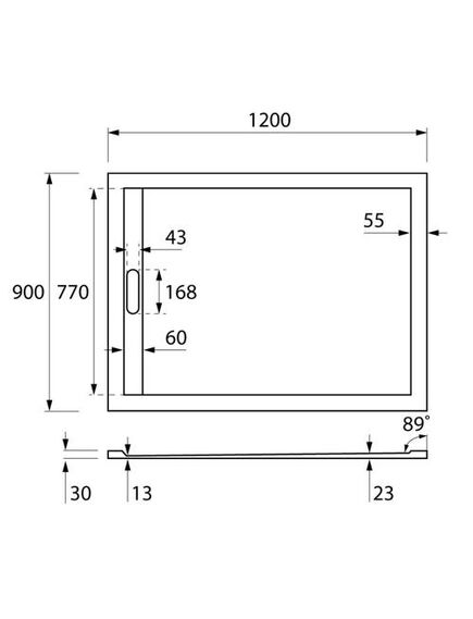 Купить Душевой поддон из искусственного камня Cezares Tray 120x90 TRAY-AS-AH-120/90-30-W Белый (tray-as-ah-120/90-30-w) по цене 36900 руб., в Санкт-Петебруге в интернет магазине 100-Систем, а также дургие товары CEZARES из раздела Прямоугольные и Душевые поддоны