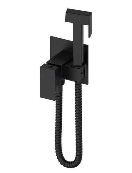 Купить Смеситель с гигиеническим душем встраиваемый WONZON & WOGHAND, Черный матовый (WW-88829903-MB) (ww-88829903-mb) по цене 21210 руб., в Санкт-Петебруге в интернет магазине 100-Систем, а также дургие товары WONZON & WOGHAND из раздела Гигиенический душ со смесителем и Гигиенический душ