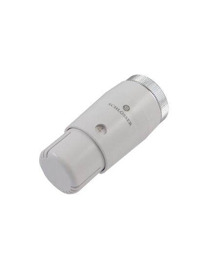 Купить Термостатическая головка  MINI Diamant  M30x1,5 Белый (601100033) по цене 1920 руб., в Санкт-Петебруге в интернет магазине 100-Систем, а также дургие товары Schlosser из раздела Радиаторные термоголовки и Радиаторная арматура