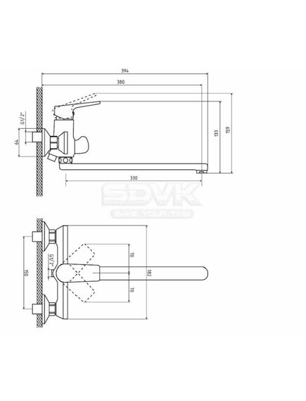 Купить Смеситель для ванны Osgard Segel 93223 хром (93223) по цене 6222 руб., в Санкт-Петебруге в интернет магазине 100-Систем, а также дургие товары Osgard из раздела Смесители с длинным изливом и Смесители для ванны и душа