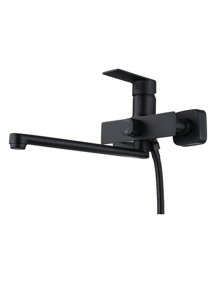 Купить Смеситель для ванны с душевым гарнитуром Osgard Fendi Black 68223 черный  (68223) по цене 11315 руб., в Санкт-Петебруге в интернет магазине 100-Систем, а также дургие товары Osgard из раздела Смесители с длинным изливом и Смесители для ванны и душа