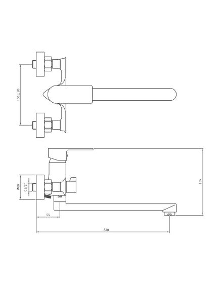 Купить Смеситель для ванны с душевым гарнитуром Osgard Fendi Black 68223 черный  (68223) по цене 11315 руб., в Санкт-Петебруге в интернет магазине 100-Систем, а также дургие товары Osgard из раздела Смесители с длинным изливом и Смесители для ванны и душа