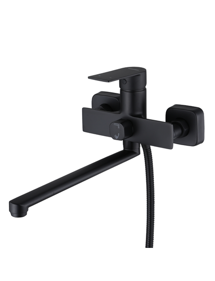 Купить Смеситель для ванны с душевым гарнитуром Osgard Fendi Black 68223 черный  (68223) по цене 11315 руб., в Санкт-Петебруге в интернет магазине 100-Систем, а также дургие товары Osgard из раздела Смесители с длинным изливом и Смесители для ванны и душа