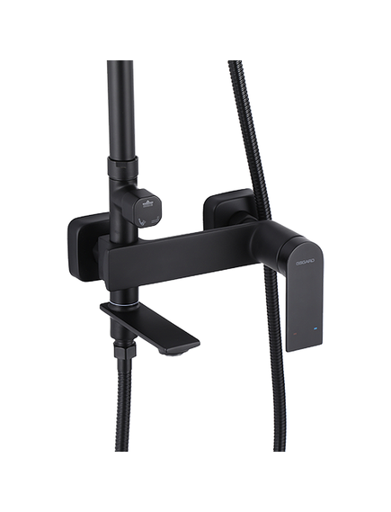 Купить Душевая система Osgard Fendi Black 68050 черный (68050) по цене 23121 руб., в Санкт-Петебруге в интернет магазине 100-Систем, а также дургие товары Osgard из раздела Душевые стойки и Душевые стойки, системы, панели, гарнитуры