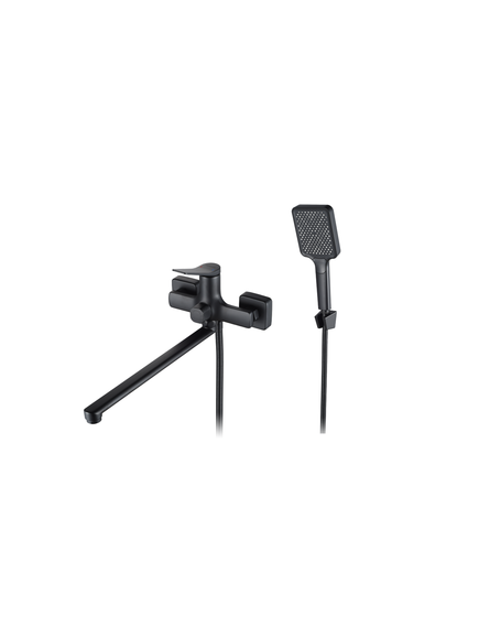 Купить Смеситель для ванны с душевым гарнитуром Osgard Manen 65223 черный  (65223) по цене 9873 руб., в Санкт-Петебруге в интернет магазине 100-Систем, а также дургие товары Osgard из раздела Смесители с длинным изливом и Смесители для ванны и душа