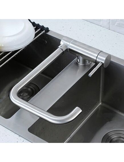 Купить Смеситель для кухни Osgard Harko 27073 никель (27073) по цене 6127 руб., в Санкт-Петебруге в интернет магазине 100-Систем, а также дургие товары Osgard из раздела Рычажные смесители и Смесители для кухни