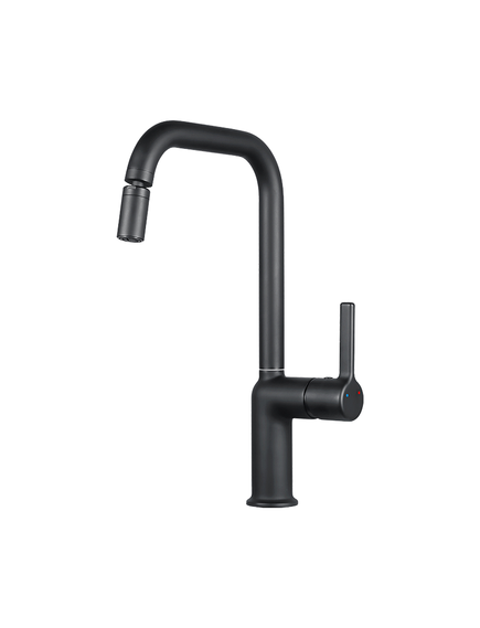 Купить Смеситель для кухни Osgard Havet 56173 черный  (56173) по цене 6885 руб., в Санкт-Петебруге в интернет магазине 100-Систем, а также дургие товары Osgard из раздела Рычажные смесители и Смесители для кухни