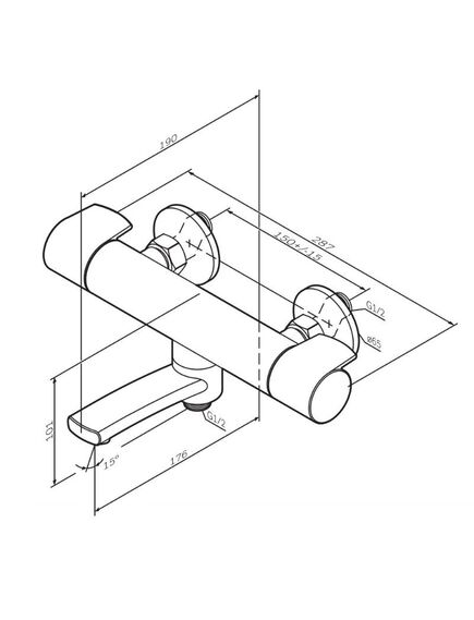 Купить Смеситель для ванны AM.PM X-Joy F85A50022 с термостатом, черный (f85a50022) по цене 20690 руб., в Санкт-Петебруге в интернет магазине 100-Систем, а также дургие товары AM.PM из раздела Смесители с коротким изливом и Смесители для ванны и душа