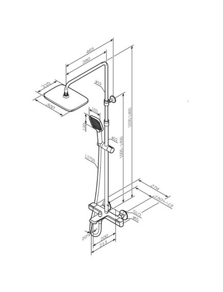 Купить Душевая стойка AM.PM Func F078F522, черный (f078f522) по цене 81490 руб., в Санкт-Петебруге в интернет магазине 100-Систем, а также дургие товары AM.PM из раздела Душевые стойки и Душевые стойки, системы, панели, гарнитуры