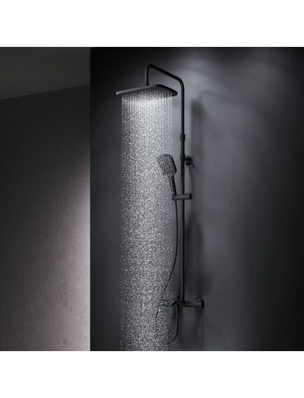 Купить Душевая стойка AM.PM Func F078F522, черный (f078f522) по цене 81490 руб., в Санкт-Петебруге в интернет магазине 100-Систем, а также дургие товары AM.PM из раздела Душевые стойки и Душевые стойки, системы, панели, гарнитуры