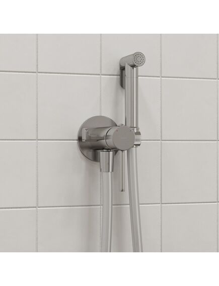 Купить Гигиенический душ со смесителем IDDIS Axes 005BCR0i08 Хром матовый (005bcr0i08) по цене 14990 руб., в Санкт-Петебруге в интернет магазине 100-Систем, а также дургие товары IDDIS из раздела Гигиенический душ со смесителем и Гигиенический душ