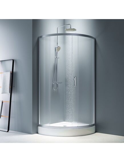 Купить Душевой уголок AМ.PМ Like Solo Slide W83UG-315-090MT 90x90 профиль хром стекло прозрачное (w83ug-315-090mt) по цене 59390 руб., в Санкт-Петебруге в интернет магазине 100-Систем, а также дургие товары AM.PM из раздела Душевые ограждения и Душевые кабины и ограждения