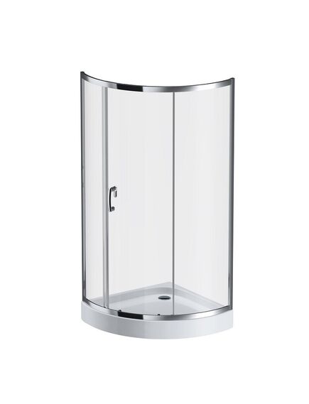 Купить Душевой уголок AМ.PМ Like Solo Slide W83UG-315-090MT 90x90 профиль хром стекло прозрачное (w83ug-315-090mt) по цене 59390 руб., в Санкт-Петебруге в интернет магазине 100-Систем, а также дургие товары AM.PM из раздела Душевые ограждения и Душевые кабины и ограждения