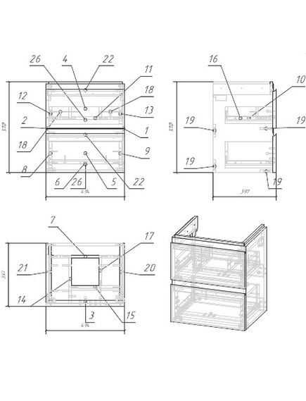 Купить (SB-SZ-MOD-MO50Sl/Wh) Тумба п/рак. подвесная: MODUO SLIM для MODUO SLIM 50, белая, Сорт1 (sb-sz-mod-mo50sl/wh) по цене 17990 руб., в Санкт-Петебруге в интернет магазине 100-Систем, а также дургие товары CERSANIT из раздела Тумбы под раковину и Мебель для ванной комнаты