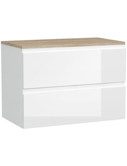 Купить (SB-SZ-MOD80-BL/Wh) Тумба п/рак. под столешницу подвесная: MODUO 80, белая, Сорт1 (sb-sz-mod80-bl/wh) по цене 22590 руб., в Санкт-Петебруге в интернет магазине 100-Систем, а также дургие товары CERSANIT из раздела Тумбы под раковину и Мебель для ванной комнаты