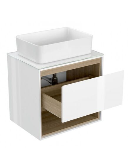 Купить (SP-SZ-LOU60-BL/Wh) Тумба п/рак. со столешницей подвесная: LOUNA 60, белая, Сорт1 (sp-sz-lou60-bl/wh) по цене 20990 руб., в Санкт-Петебруге в интернет магазине 100-Систем, а также дургие товары CERSANIT из раздела Тумбы под раковину и Мебель для ванной комнаты