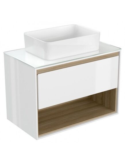 Купить (SP-SZ-LOU80-BL/Wh) Тумба п/рак. со столешницей подвесная: LOUNA 80, белая, Сорт1 (sp-sz-lou80-bl/wh) по цене 23990 руб., в Санкт-Петебруге в интернет магазине 100-Систем, а также дургие товары CERSANIT из раздела Тумбы под раковину и Мебель для ванной комнаты