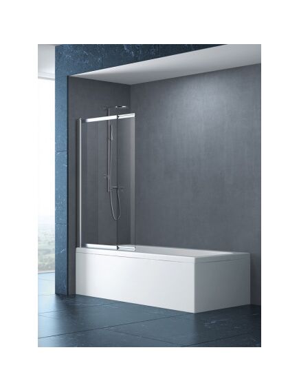 Купить Душевая шторка на ванну CEZARES SLIDER-VF-11 (slider-vf-11-80/150-c-cr) по цене 21800 руб., в Санкт-Петебруге в интернет магазине 100-Систем, а также дургие товары CEZARES из раздела Стеклянные шторки для ванн и Сантехника