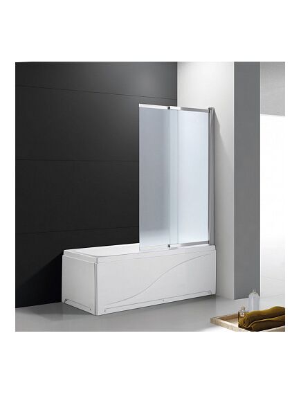 Купить Шторка на ванну Cezares Slider VF-11 100 профиль Хром стекло матовое (slider-vf-11-100/150-p-cr) по цене 25100 руб., в Санкт-Петебруге в интернет магазине 100-Систем, а также дургие товары CEZARES из раздела Стеклянные шторки для ванн и Сантехника