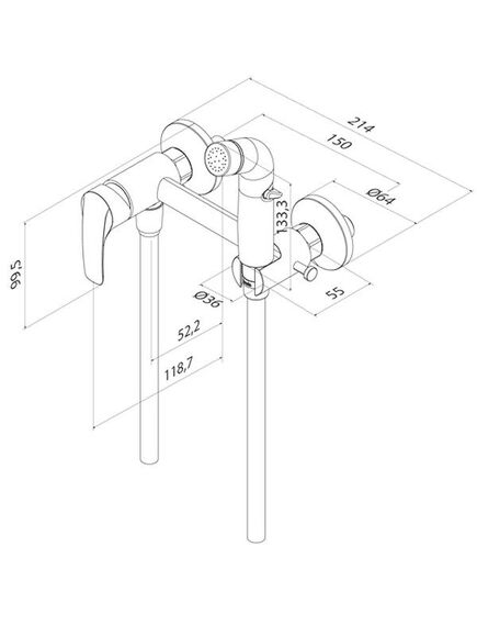 Купить Гигиенический душ со смесителем IDDIS Ray RAYBL00i08 Черный матовый (raybl00i08) по цене 10990 руб., в Санкт-Петебруге в интернет магазине 100-Систем, а также дургие товары IDDIS из раздела Гигиенический душ со смесителем и Гигиенический душ