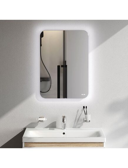 Купить Зеркало AM.PM X-Joy 50 M85MOX10501S1 с подсветкой с ИК-сенсорным выключателем (m85mox10501s1) по цене 7890 руб., в Санкт-Петебруге в интернет магазине 100-Систем, а также дургие товары AM.PM из раздела Зеркала и Мебель для ванной комнаты