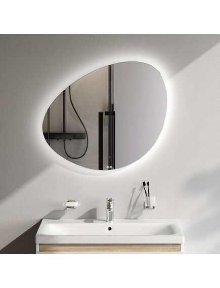 Купить Зеркало AM.PM X-Joy 80 M85MOX50801WG с подсветкой с ИК-сенсорным выключателем (m85mox50801wg) по цене 12690 руб., в Санкт-Петебруге в интернет магазине 100-Систем, а также дургие товары AM.PM из раздела Зеркала и Мебель для ванной комнаты