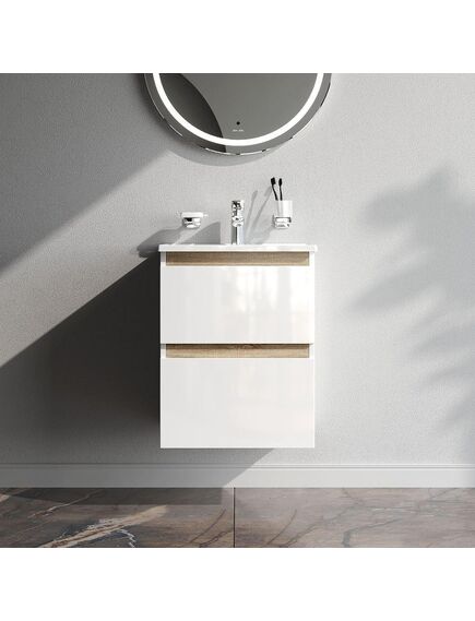 Купить База под раковину AM.PM X-joy 48 M85AFHX0502WG белый (m85afhx0502wg) по цене 12190 руб., в Санкт-Петебруге в интернет магазине 100-Систем, а также дургие товары AM.PM из раздела Тумбы под раковину и Мебель для ванной комнаты