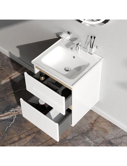 Купить База под раковину AM.PM X-joy 48 M85AFHX0502WG белый (m85afhx0502wg) по цене 12190 руб., в Санкт-Петебруге в интернет магазине 100-Систем, а также дургие товары AM.PM из раздела Тумбы под раковину и Мебель для ванной комнаты