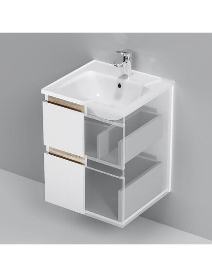 Купить База под раковину AM.PM X-joy 48 M85AFHX0502WG белый (m85afhx0502wg) по цене 12190 руб., в Санкт-Петебруге в интернет магазине 100-Систем, а также дургие товары AM.PM из раздела Тумбы под раковину и Мебель для ванной комнаты