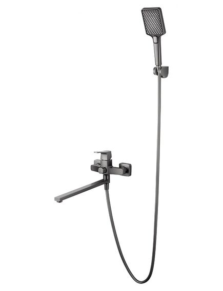 Купить Смеситель для ванны WONZON & WOGHAND, Темный графит (WW-639906-BGM) (ww-639906-bgm) по цене 30106 руб., в Санкт-Петебруге в интернет магазине 100-Систем, а также дургие товары WONZON & WOGHAND из раздела Смесители с длинным изливом и Смесители для ванны и душа