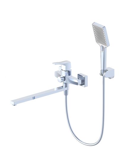 Купить Смеситель для ванны WONZON & WOGHAND, Хром (WW-639906-CR) (ww-639906-cr) по цене 24150 руб., в Санкт-Петебруге в интернет магазине 100-Систем, а также дургие товары WONZON & WOGHAND из раздела Смесители с длинным изливом и Смесители для ванны и душа