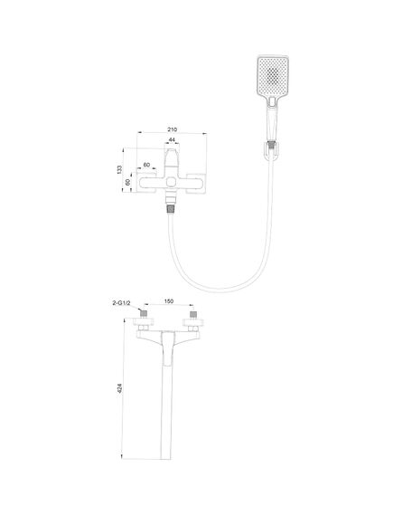 Купить Смеситель для ванны WONZON & WOGHAND, Хром (WW-639906-CR) (ww-639906-cr) по цене 24150 руб., в Санкт-Петебруге в интернет магазине 100-Систем, а также дургие товары WONZON & WOGHAND из раздела Смесители с длинным изливом и Смесители для ванны и душа