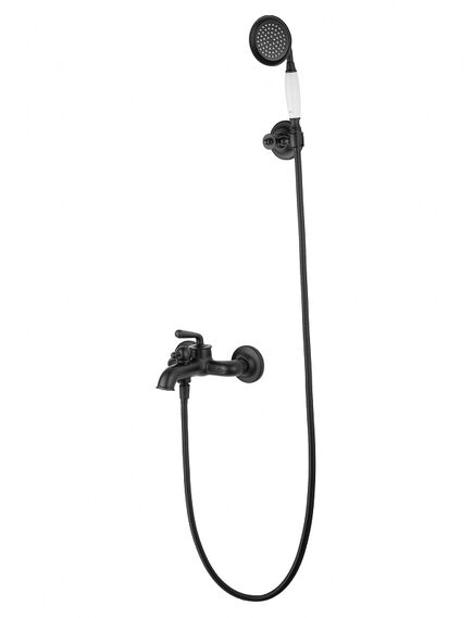 Купить Смеситель для ванны с душем WONZON & WOGHAND STEAM, Черный матовый (WW-88639008-MB) (ww-88639008-mb) по цене 40912 руб., в Санкт-Петебруге в интернет магазине 100-Систем, а также дургие товары WONZON & WOGHAND из раздела Смесители с длинным изливом и Смесители для ванны и душа